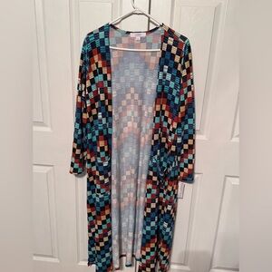 Lularoe Sarah - Multi Colored Checkered